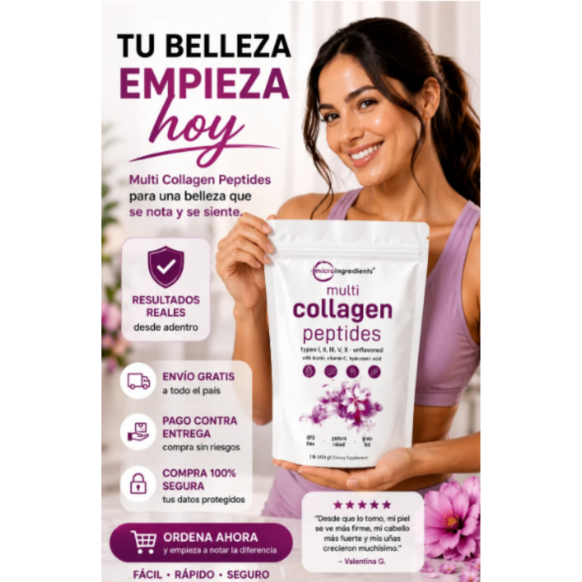 Multi Collagen Peptides Types Sobre Gran